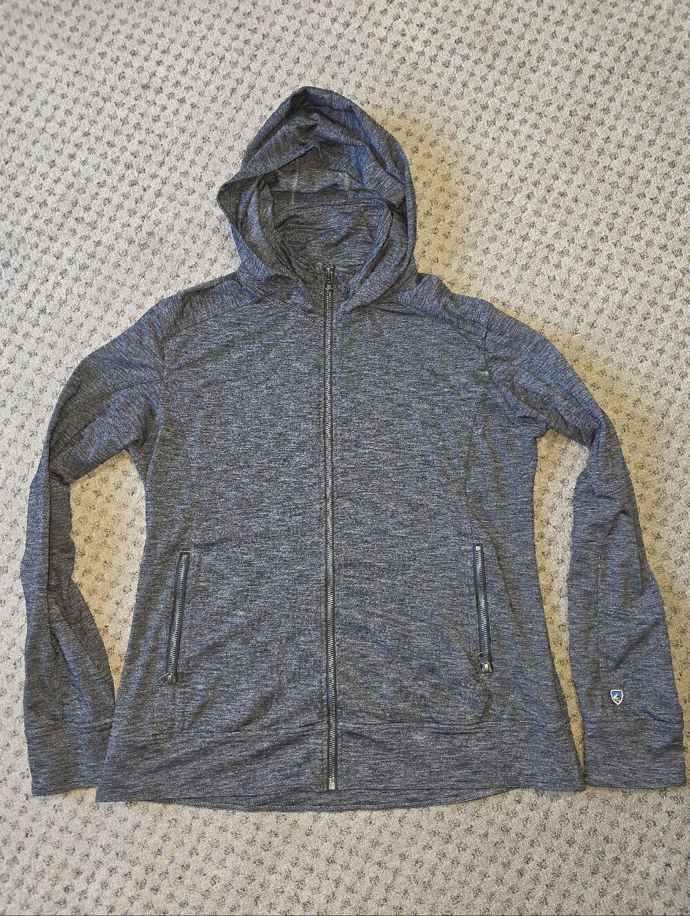 Kuhl Women's Hooded Jacket in Heathered Gray